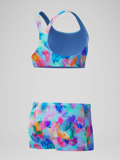 Dsiney Kidz - Speedo Multi Hyperboom Butterfly Back 2 Piece Bikini Set image 4
