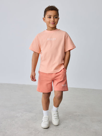 Baker by Ted Baker Oversized T-Shirt and Shorts Set image 1