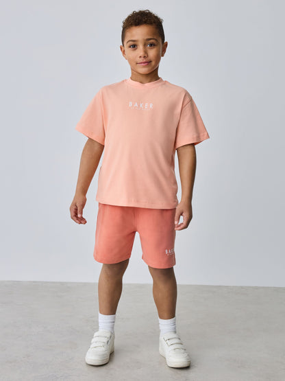 Baker by Ted Baker Oversized T-Shirt and Shorts Set image 3