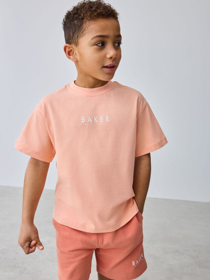 Baker by Ted Baker Oversized T-Shirt and Shorts Set image 4