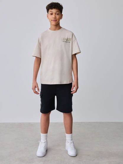 Dsiney Kidz - Baker by Ted Baker Oversized Graphic T-Shirt and Shorts Set image 1