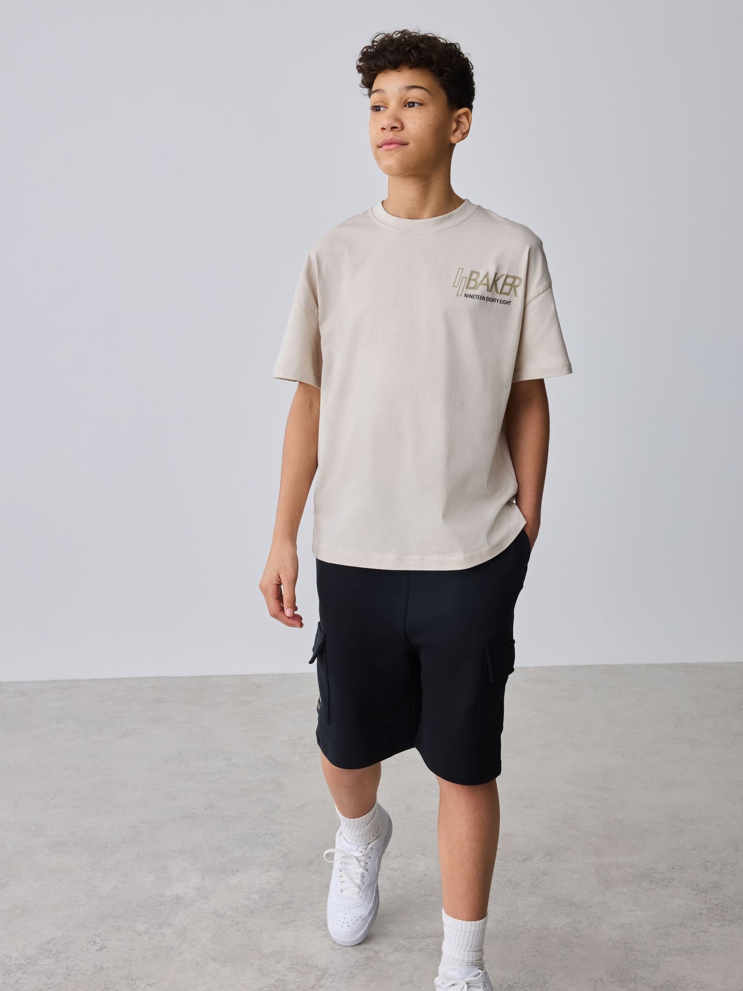 Dsiney Kidz - Baker by Ted Baker Oversized Graphic T-Shirt and Shorts Set image 2