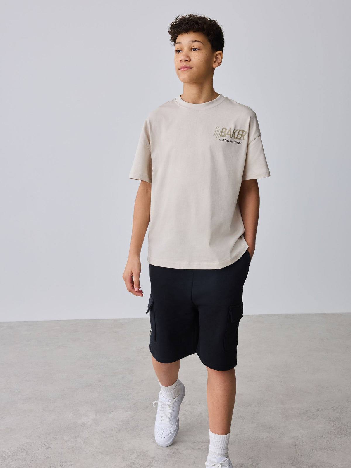 Dsiney Kidz - Baker by Ted Baker Oversized Graphic T-Shirt and Shorts Set image 2