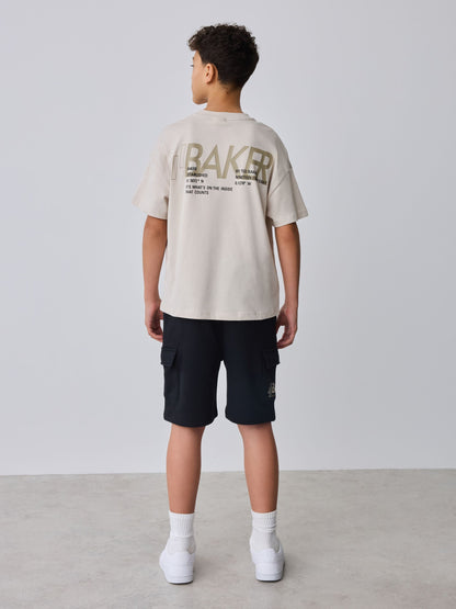 Dsiney Kidz - Baker by Ted Baker Oversized Graphic T-Shirt and Shorts Set image 3