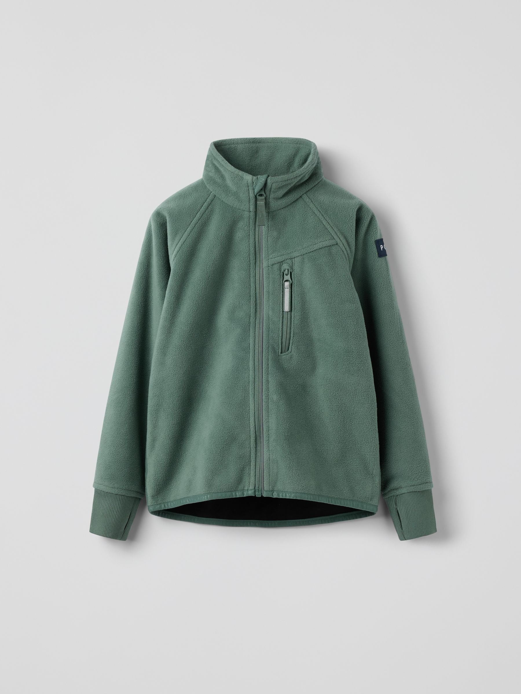 Dsiney Kidz - Polarn O. Pyret Green Waterproof Fleece Jacket image 2