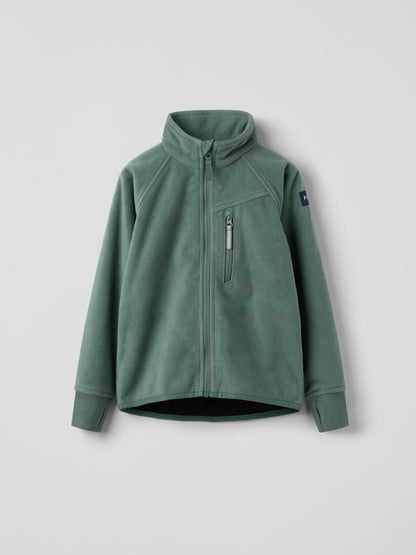 Dsiney Kidz - Polarn O. Pyret Green Waterproof Fleece Jacket image 2