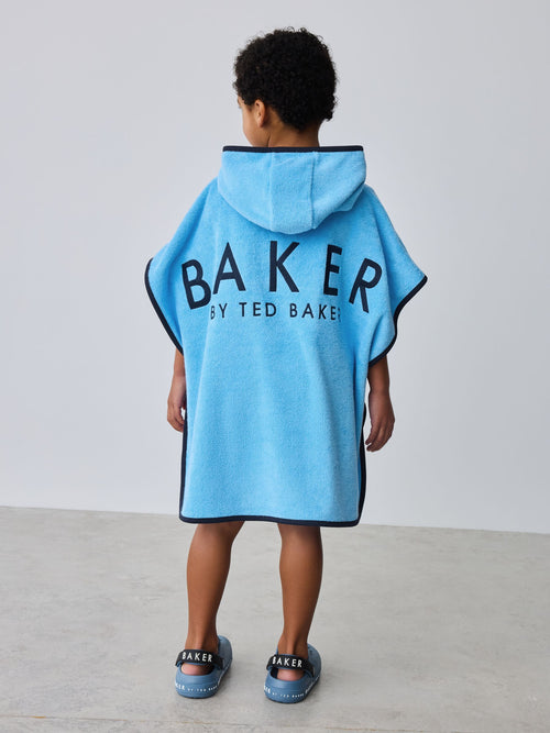 Baker by Ted Baker Blue Towelling Poncho image 1
