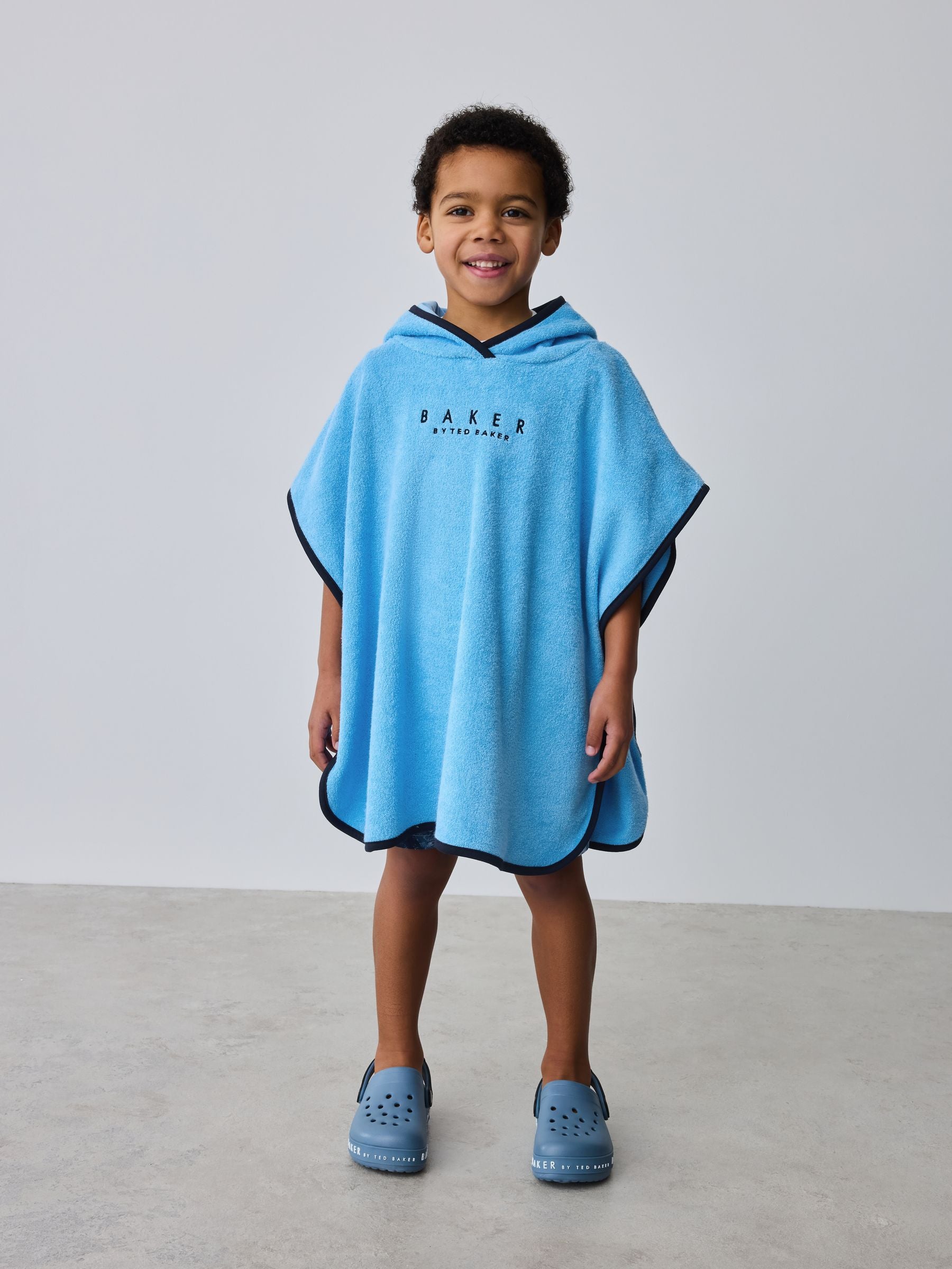 Baker by Ted Baker Blue Towelling Poncho image 2