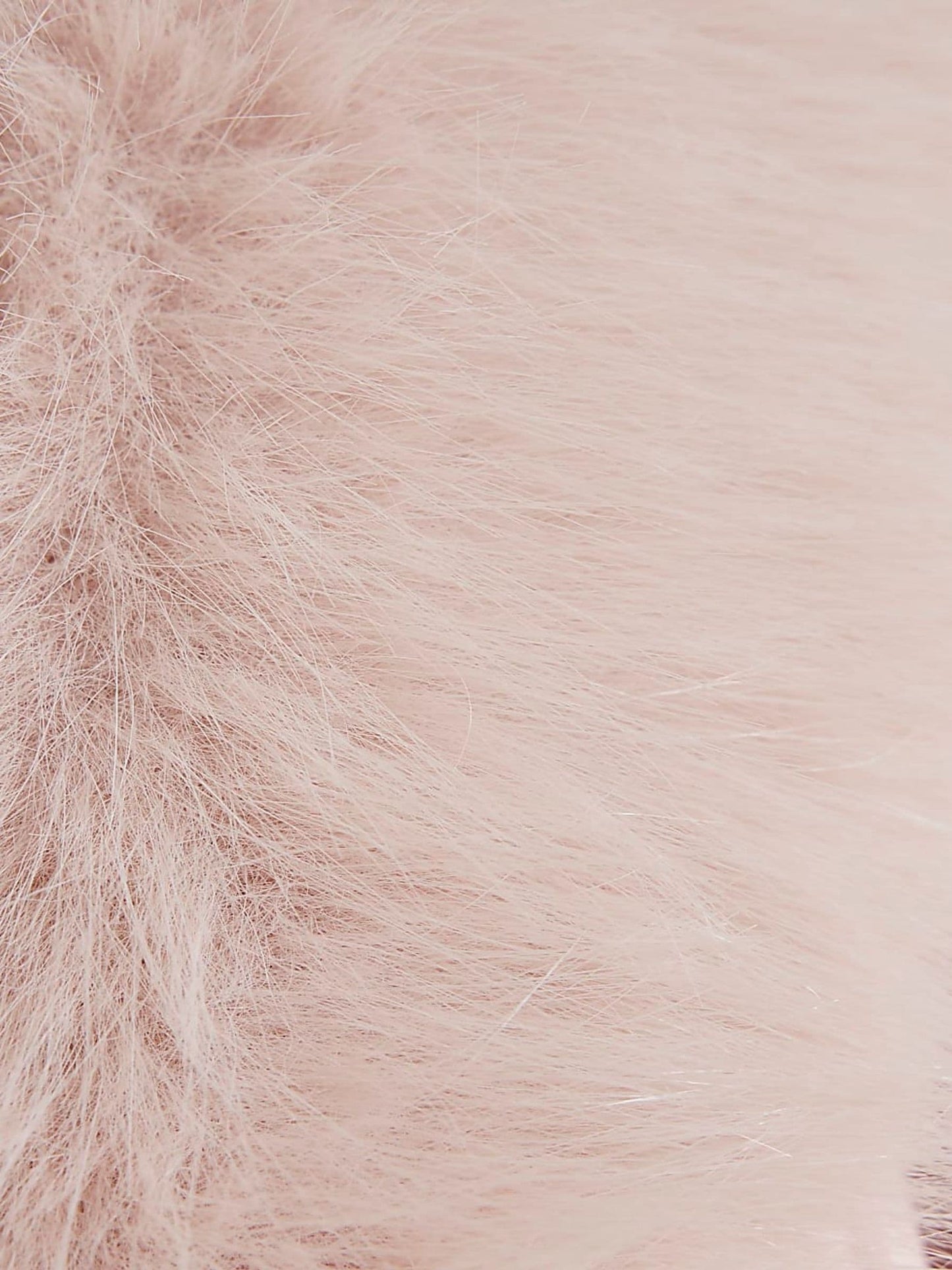 River Island Pink Girls Faux Leather Fur Wrap Coat
