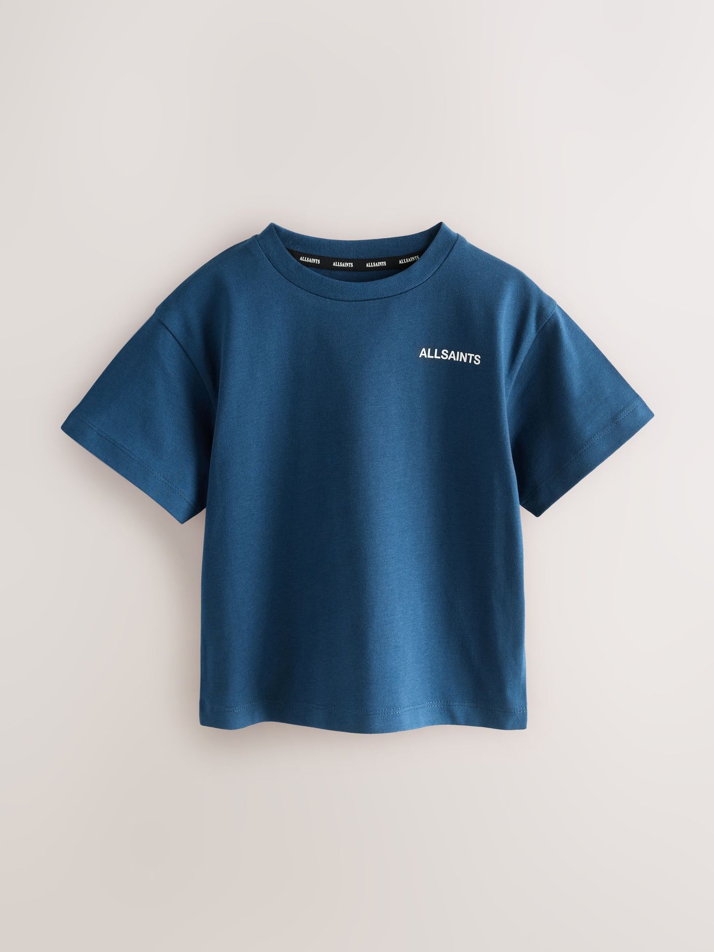 smALLSAINTS Blue Logo Crew Relaxed Younger 3 Pack T-Shirts image 3