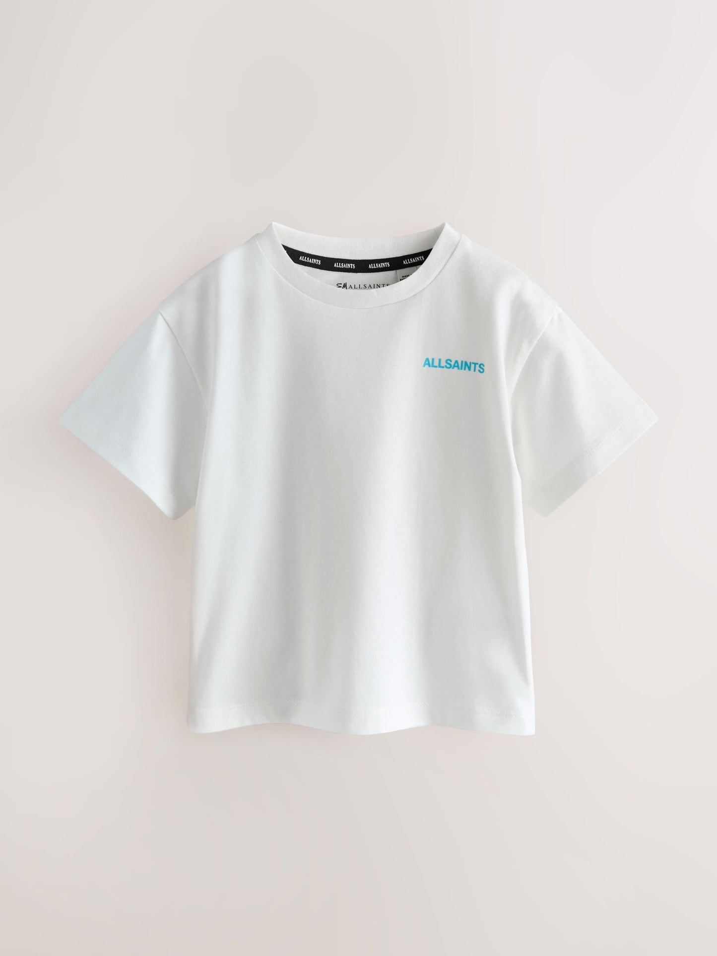 smALLSAINTS Blue Logo Crew Relaxed Younger 3 Pack T-Shirts image 4