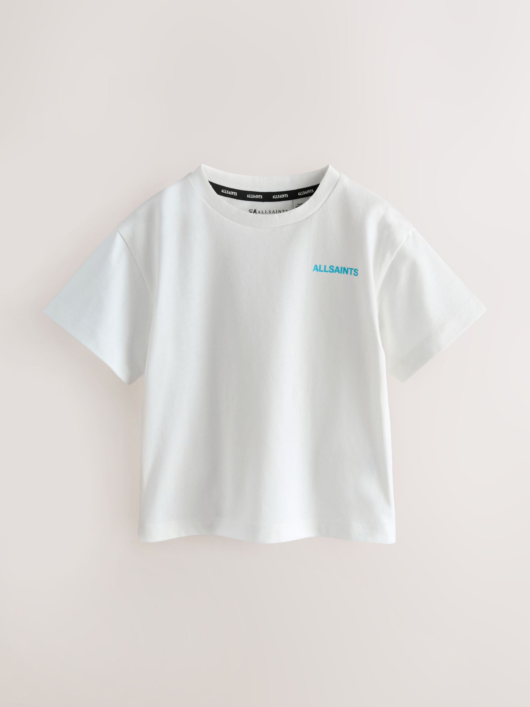 smALLSAINTS Blue Logo Crew Relaxed Younger 3 Pack T-Shirts image 4