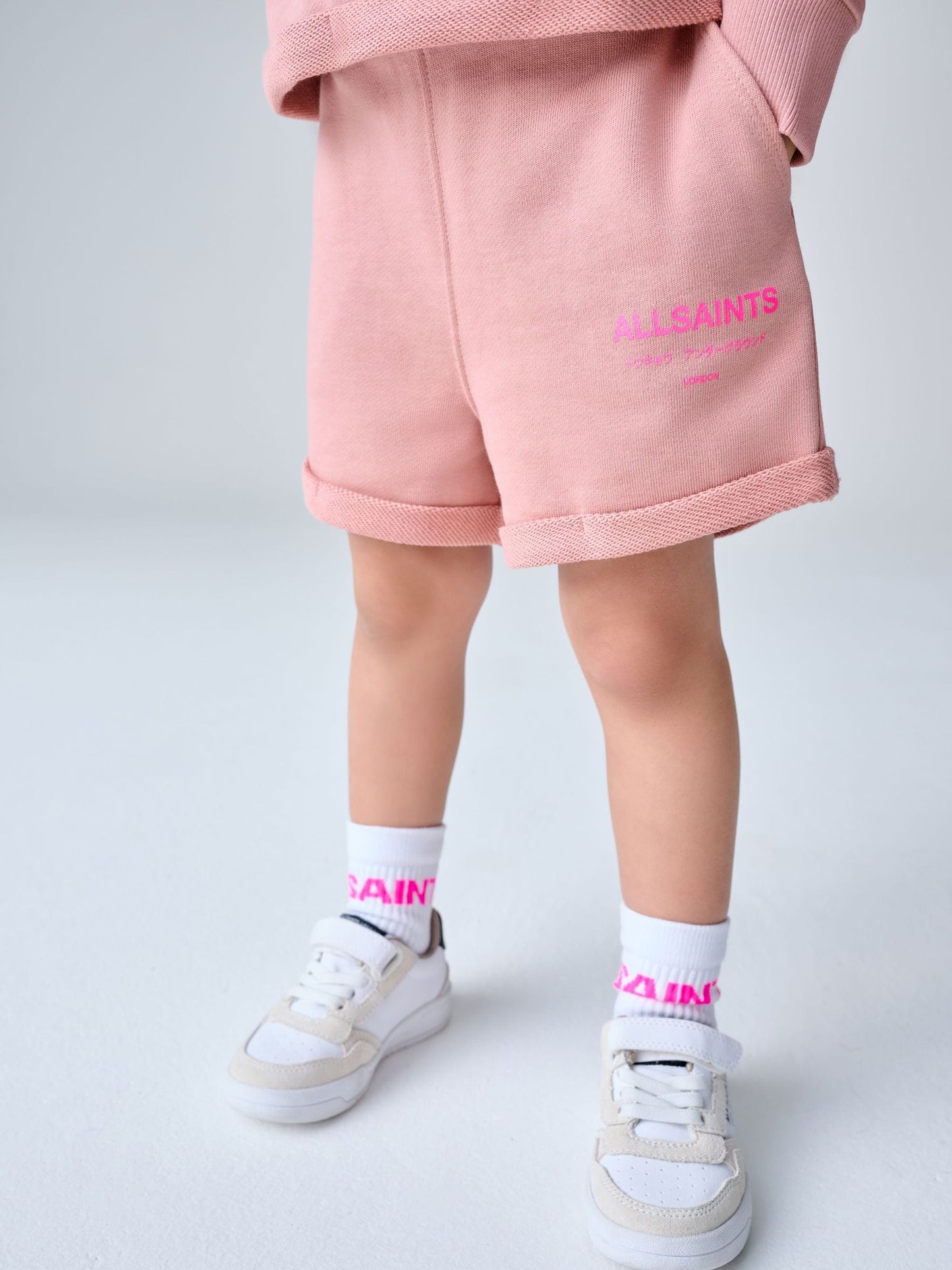 smALLSAINTS Mid Pink Underground Sweatshirt and Short Younger Set image 3