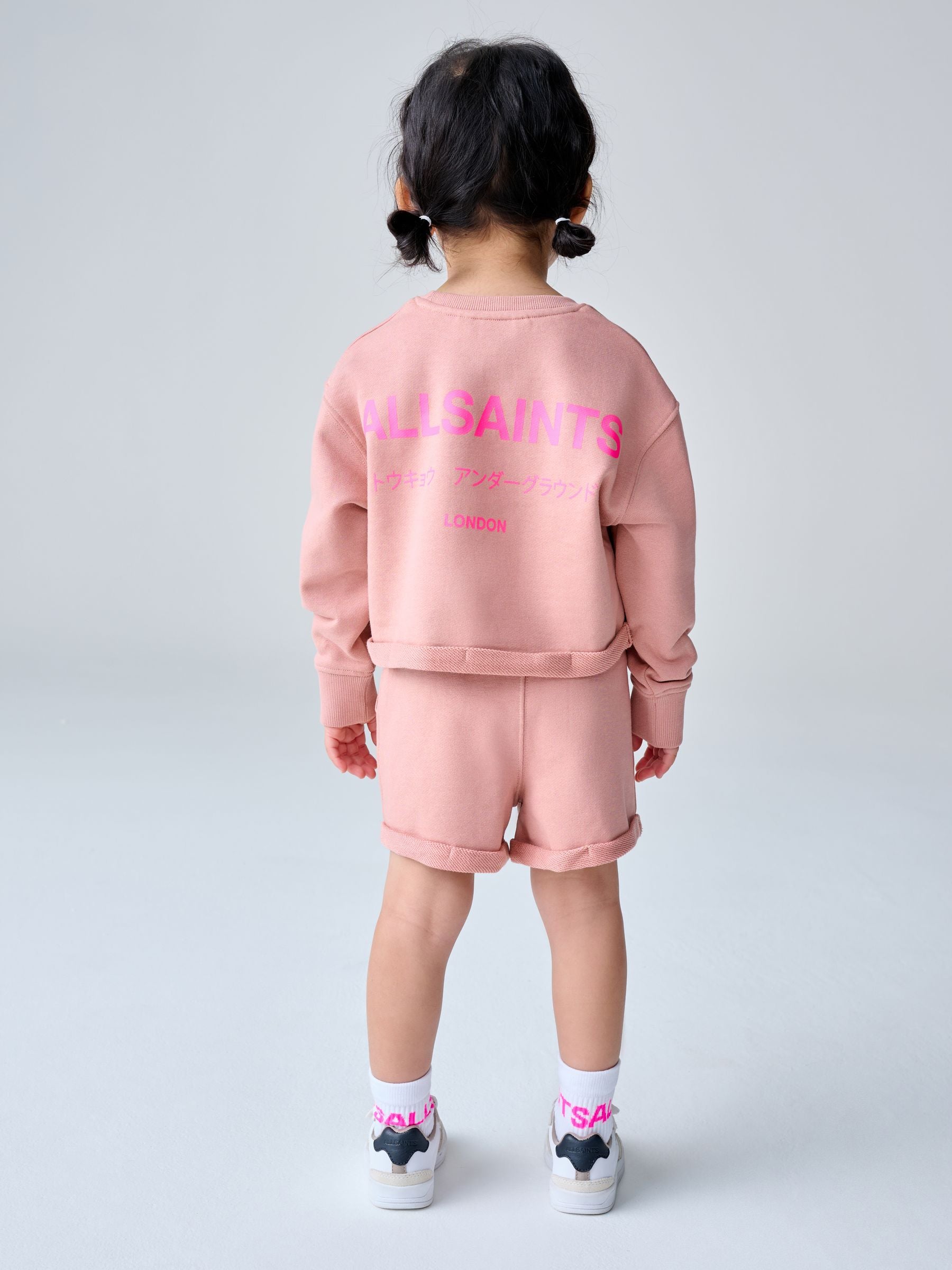 smALLSAINTS Mid Pink Underground Sweatshirt and Short Younger Set image 5