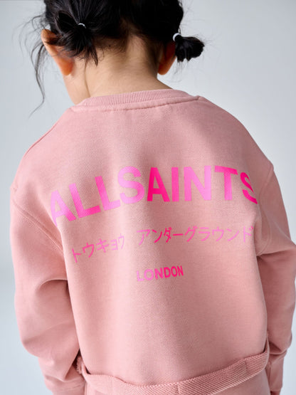 smALLSAINTS Mid Pink Underground Sweatshirt and Short Younger Set image 6