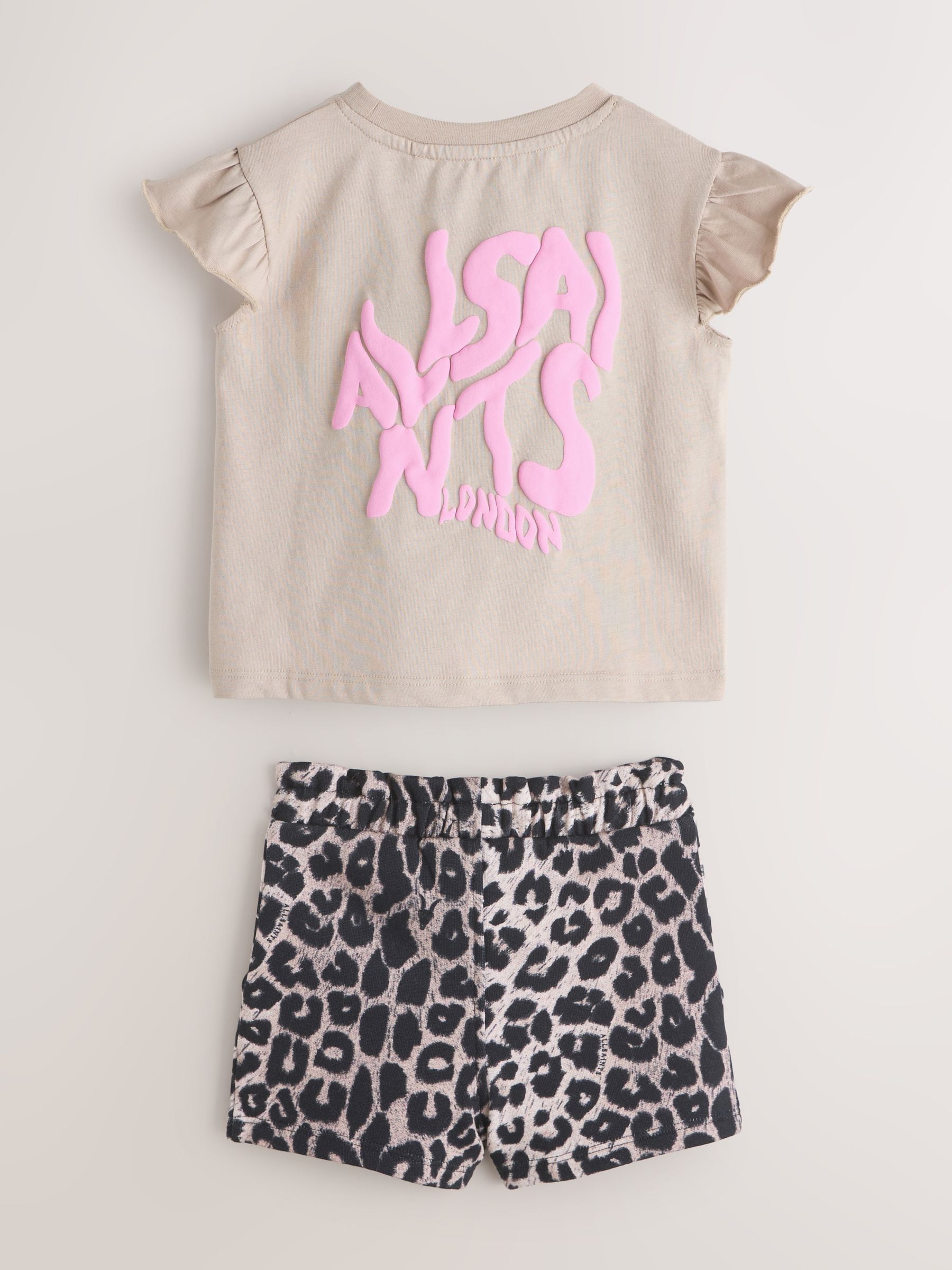 smALLSAINTS Leopard Orlando Frill T-Shirt and Sweat Short Younger Set image 6