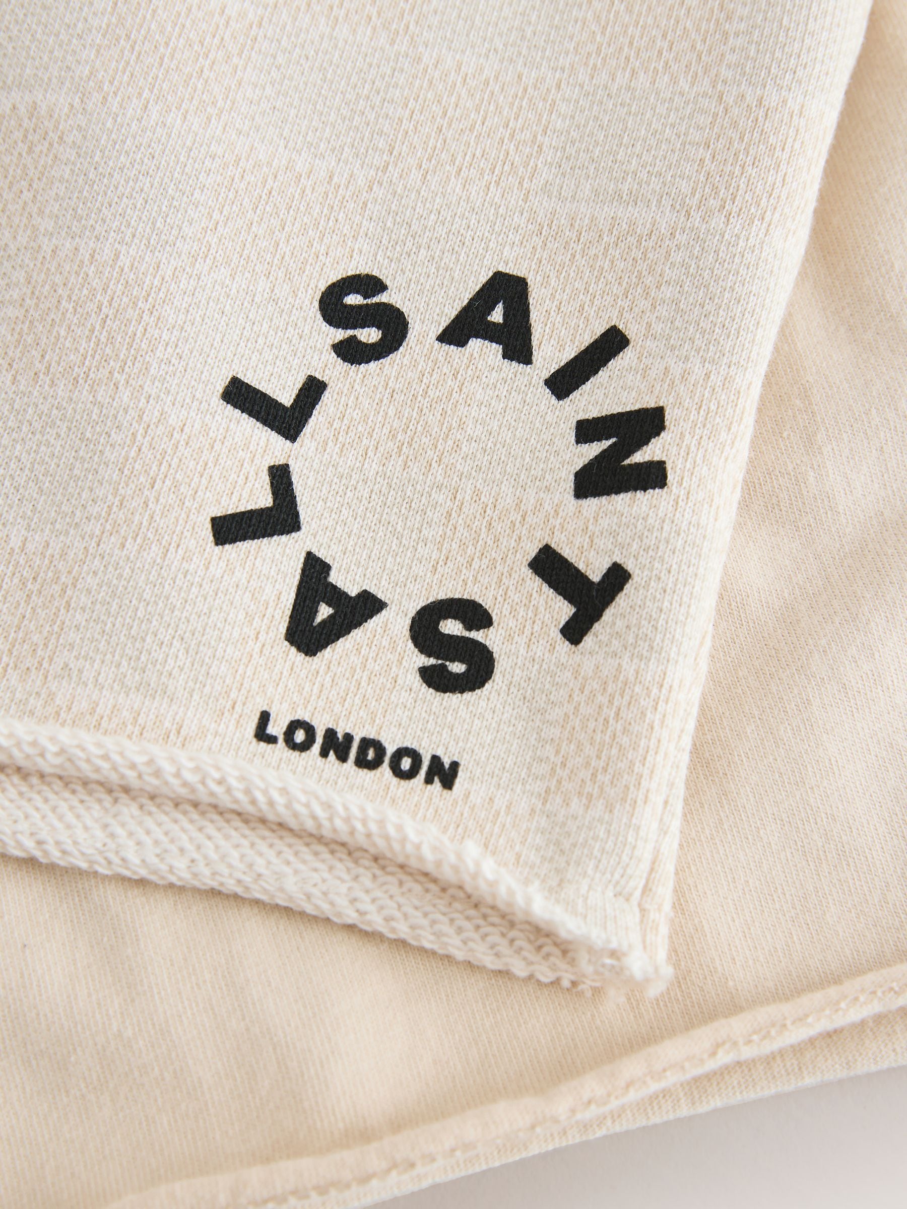 smALLSAINTS Neutral Tierra Short T-Shirt and Sweater Set image 6