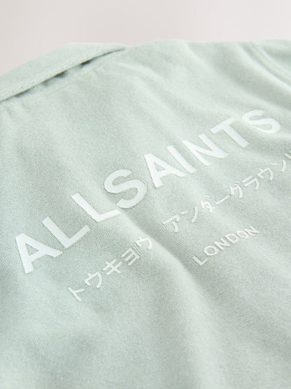 smALLSAINTS Light Green Underground Towelling Shirt and Shorts Set image 5