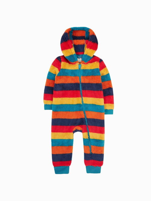 Frugi Blue All-In-One Sleepsuit image 1
