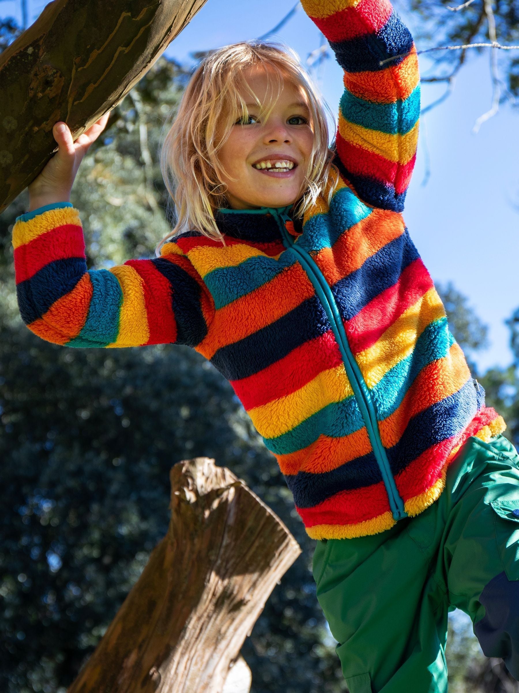 Dsiney Kidz - Frugi Multi Zipped Ted Fleece Jacket image 5