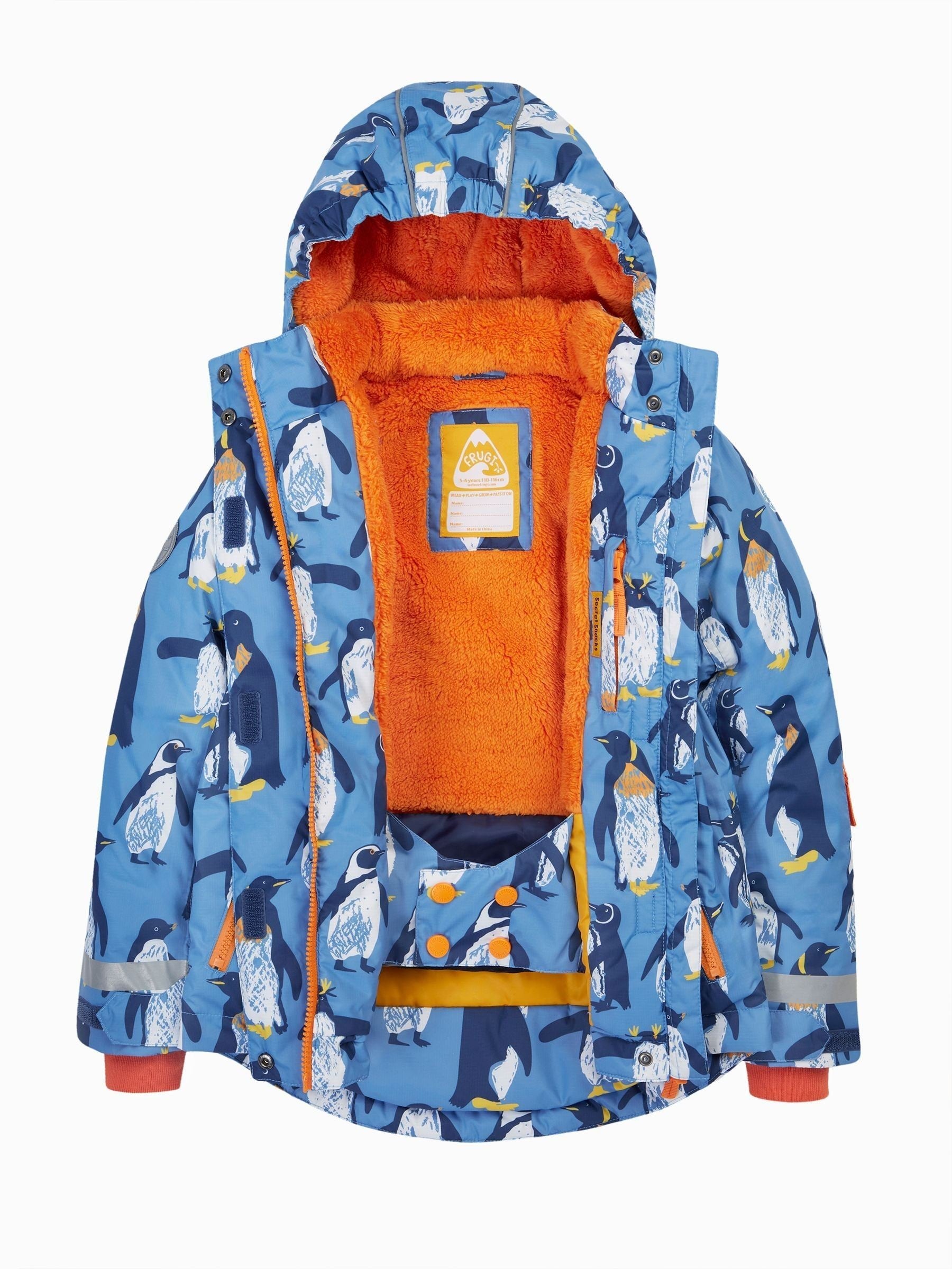 Dsiney Kidz - Frugi Blue Snow And Ski Coat image 3