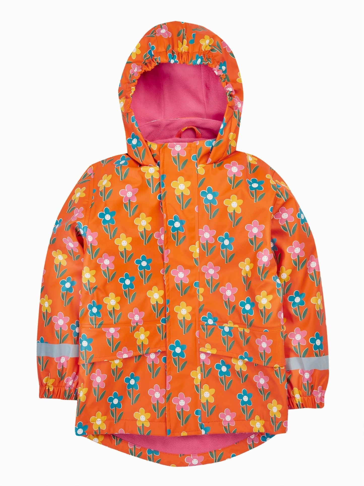 Dsiney Kidz - Frugi Orange Printed Puddle Buster Coat image 1