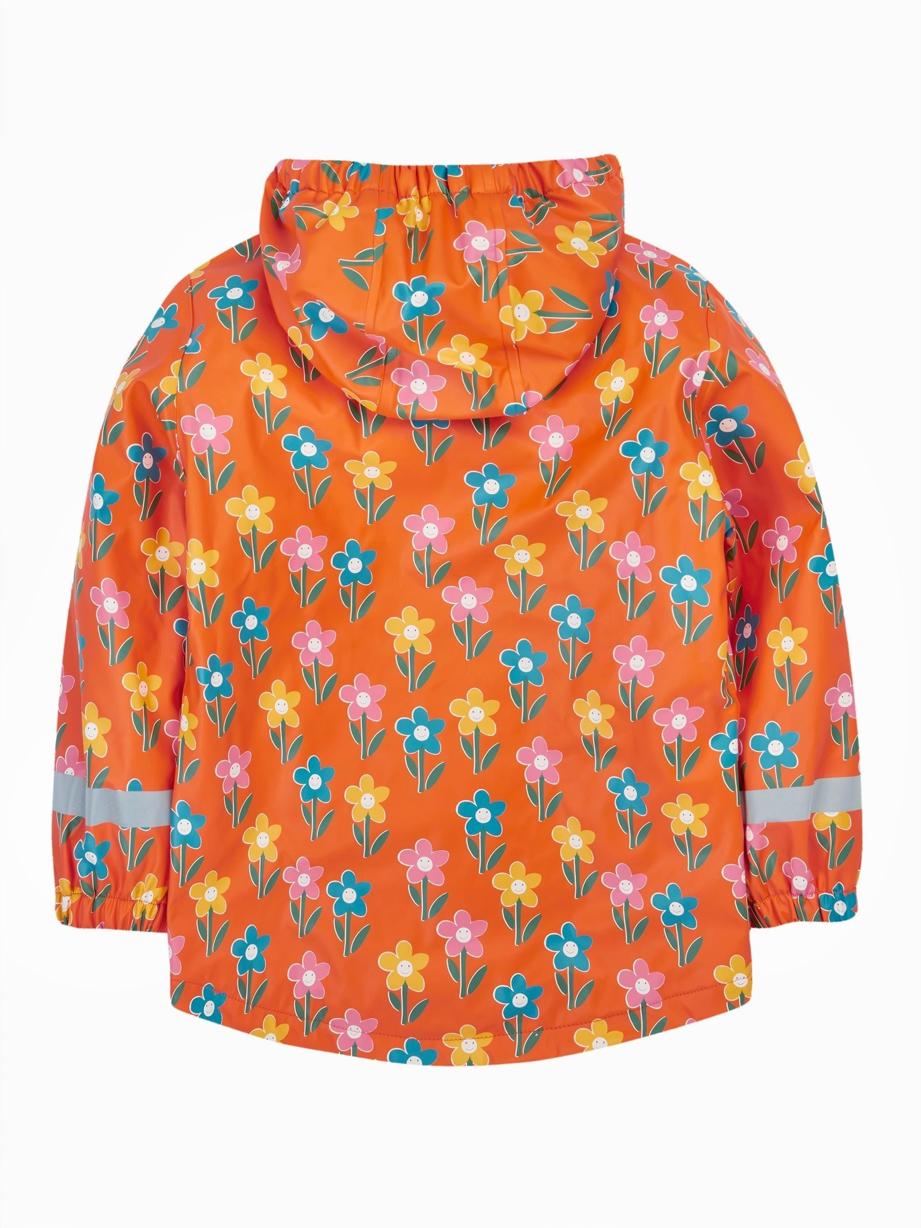 Dsiney Kidz - Frugi Orange Printed Puddle Buster Coat image 3