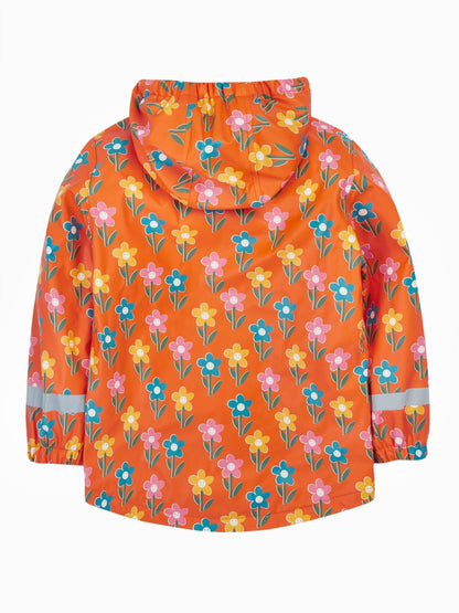 Dsiney Kidz - Frugi Orange Printed Puddle Buster Coat image 3