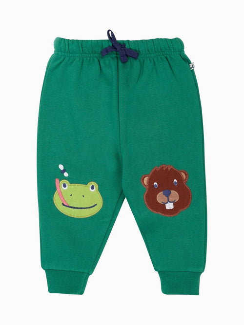Frugi Green Character Crawlers Joggers image 1