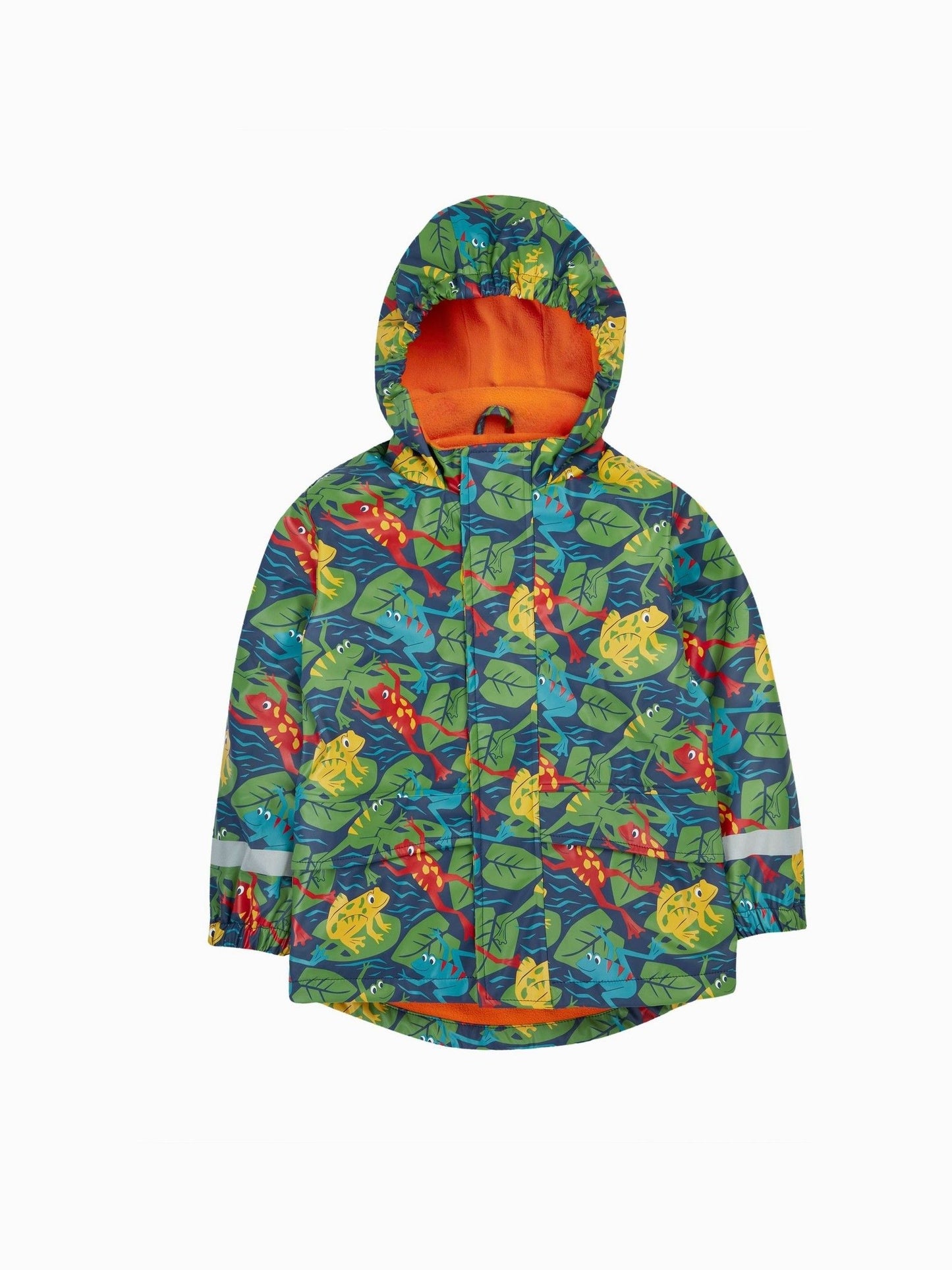 Dsiney Kidz - Frugi Blue Printed Puddle Buster Coat image 1