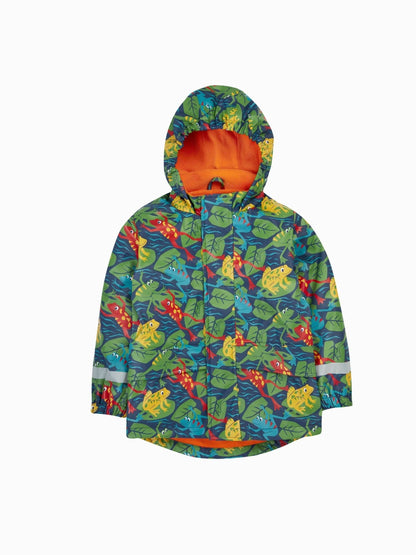 Dsiney Kidz - Frugi Blue Printed Puddle Buster Coat image 1