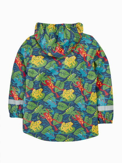 Dsiney Kidz - Frugi Blue Printed Puddle Buster Coat image 4
