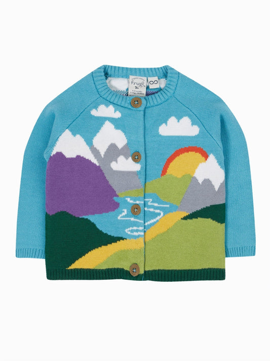 Frugi Blue Reva Knitted Cardigan - image 1