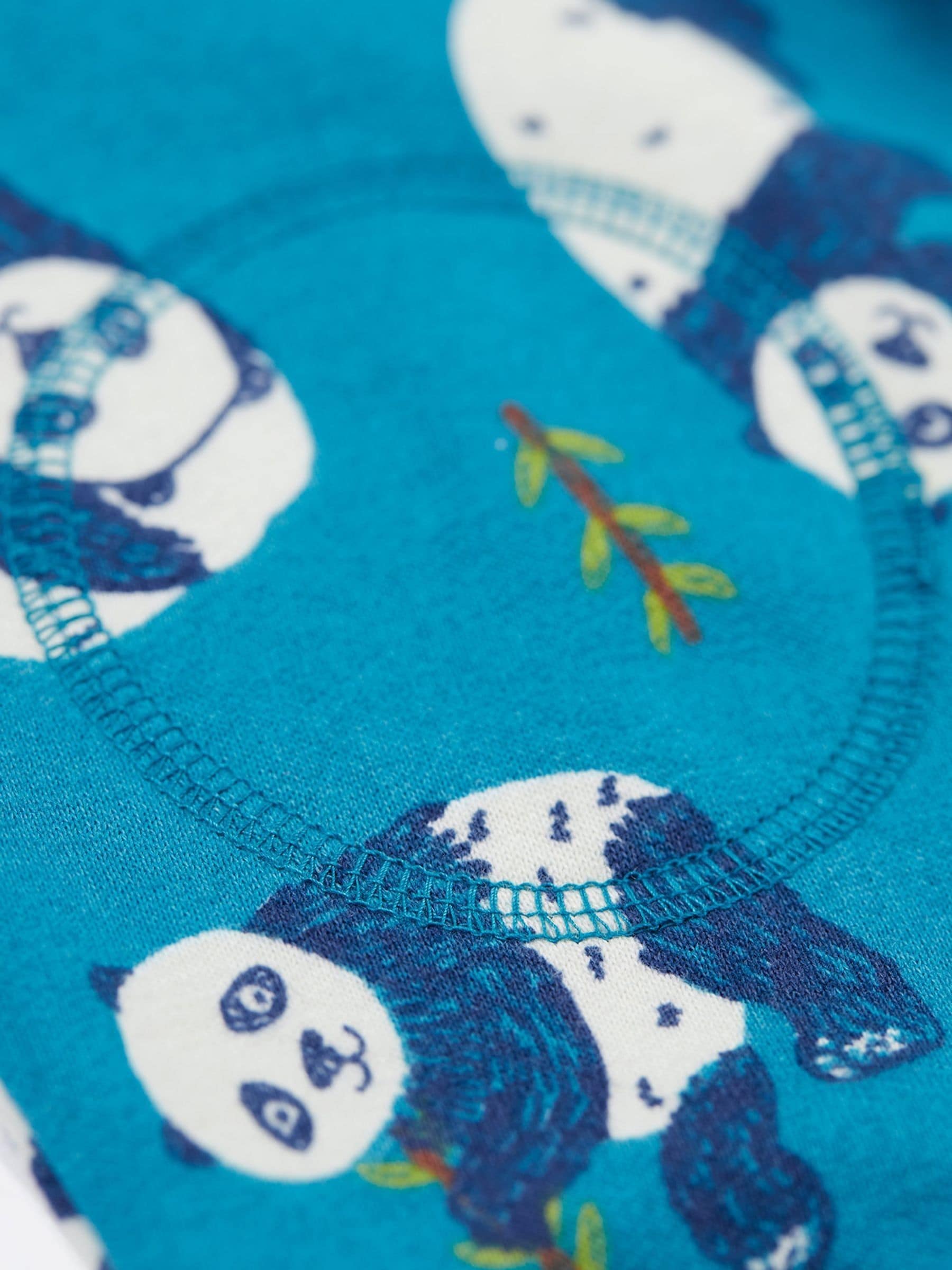 Frugi Blue Snuggle Crawlers Trousers image 3
