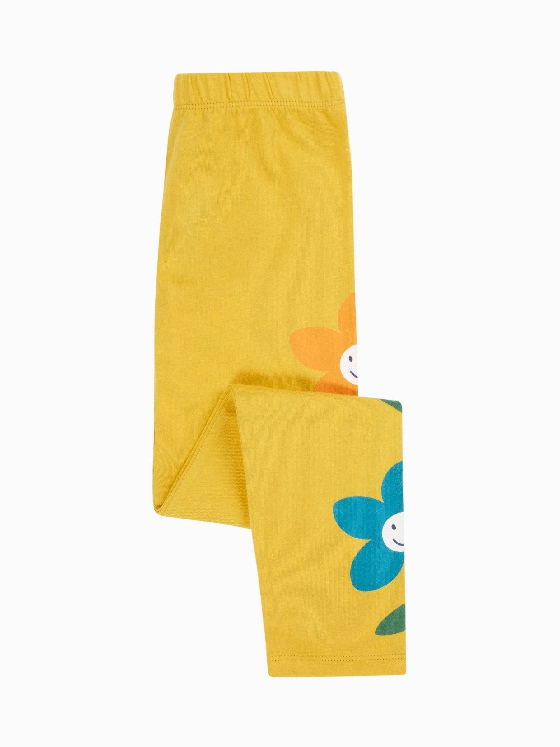 Frugi Yellow Luana Leggings image 2