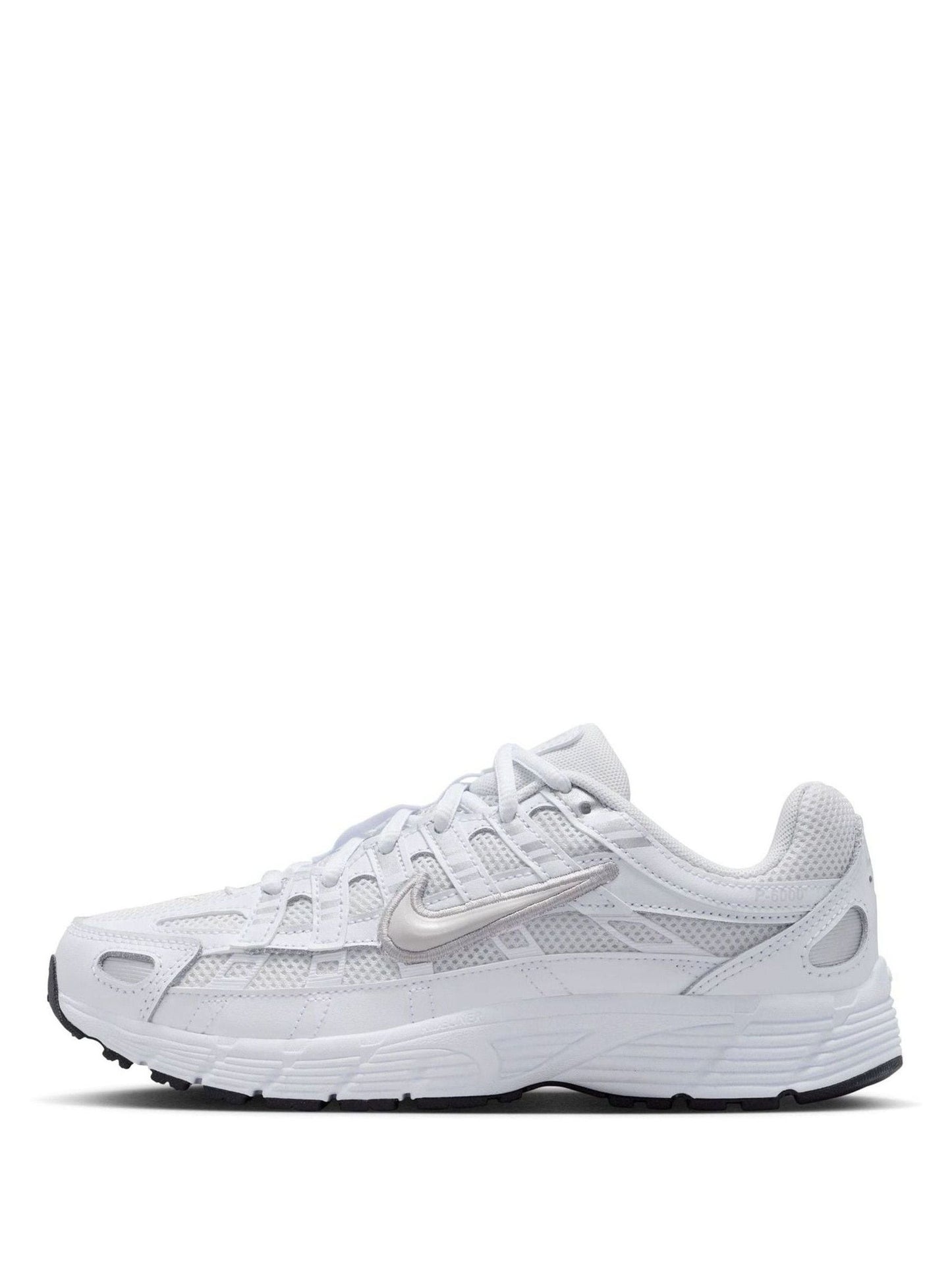 Nike White Silver Youth P6000 Trainers image 5
