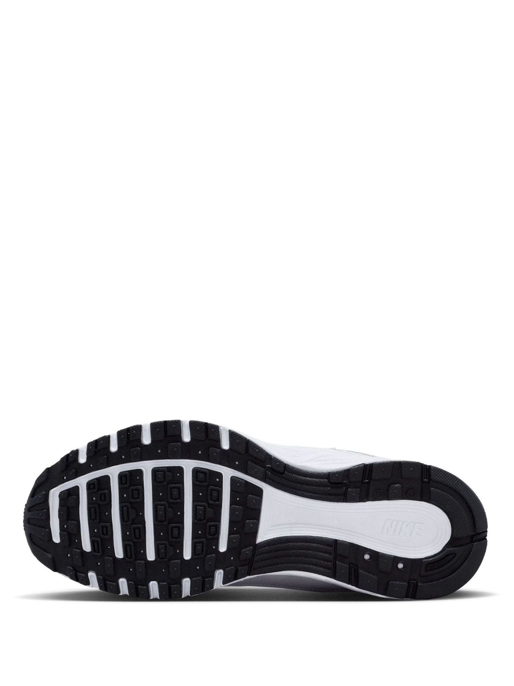 Nike White Silver Youth P6000 Trainers image 6