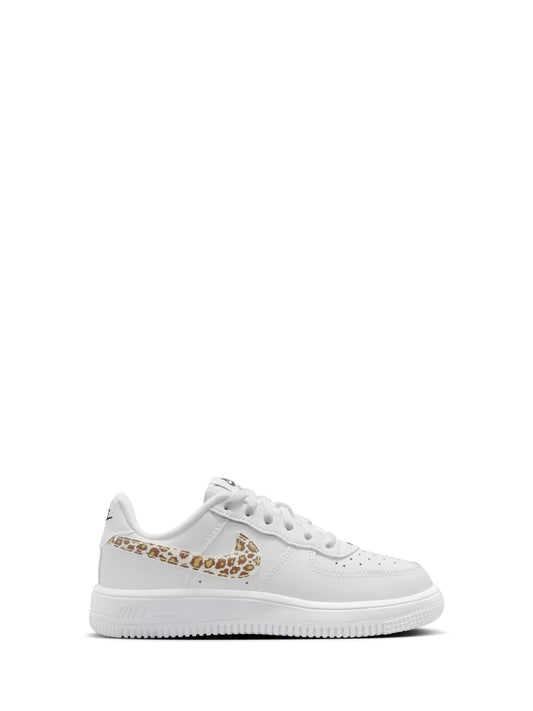 Nike White Junior Air Force 1 Low Lace Trainers image 1