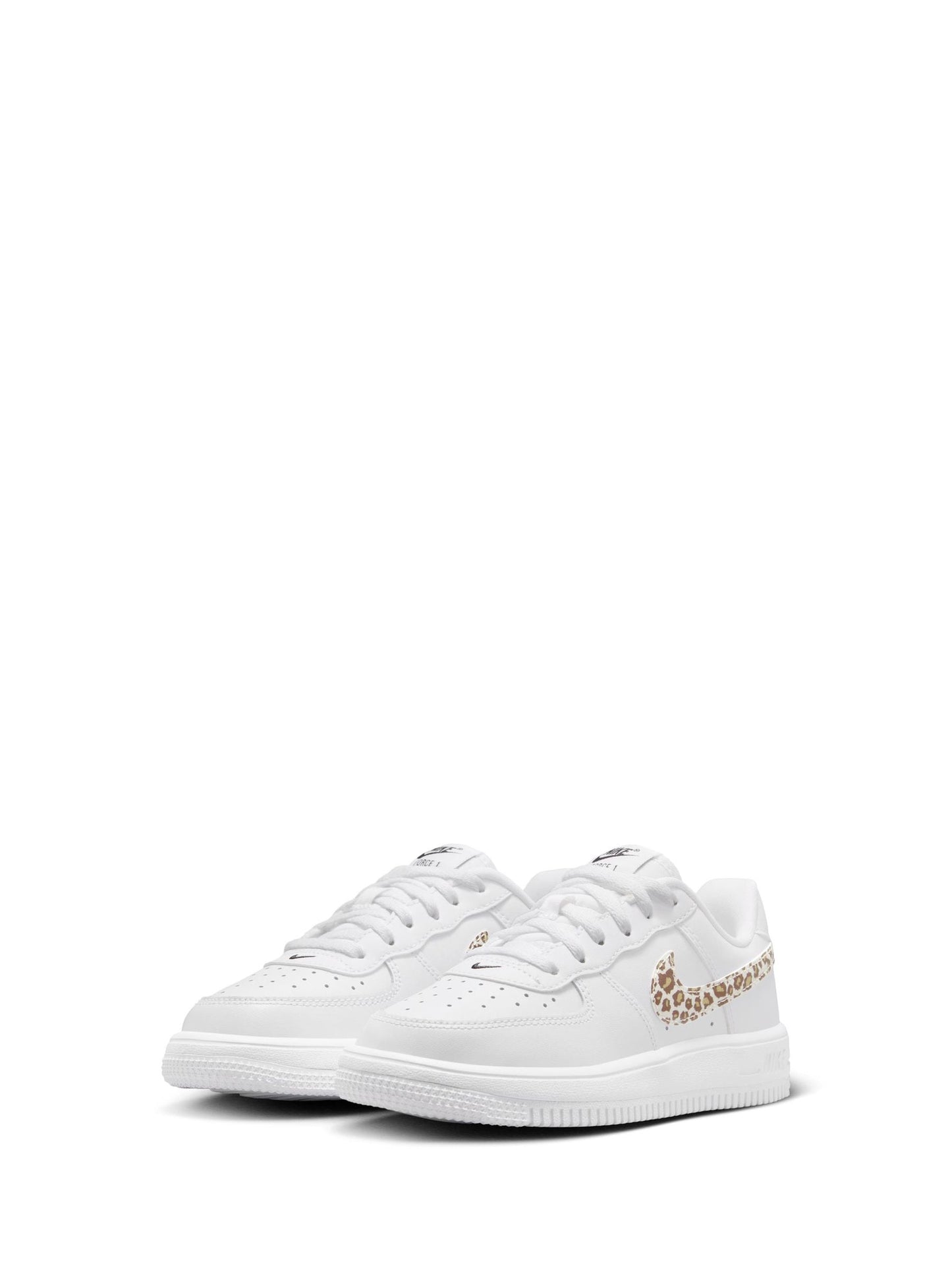 Nike White Junior Air Force 1 Low Lace Trainers image 2