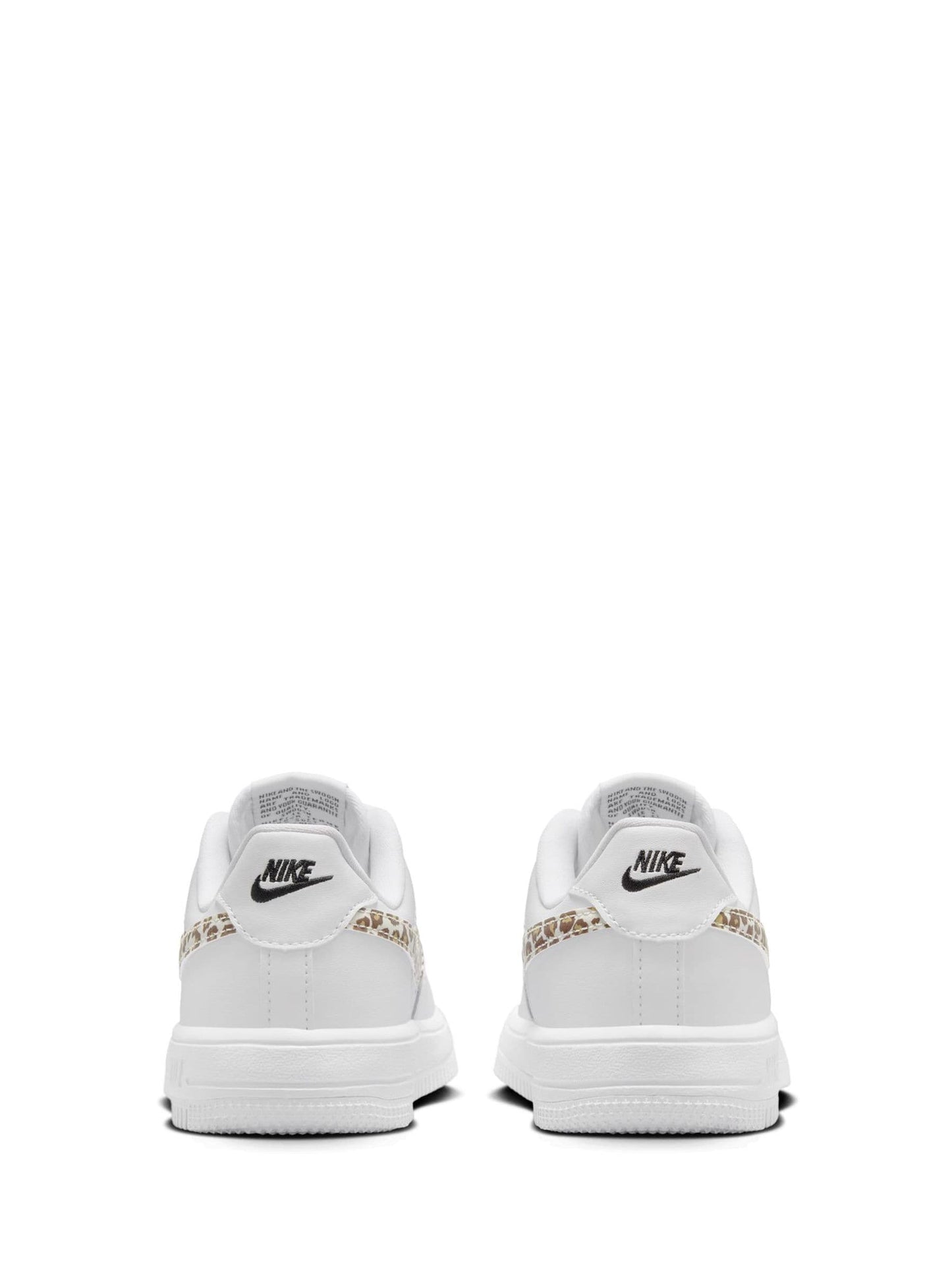 Nike White Junior Air Force 1 Low Lace Trainers image 3