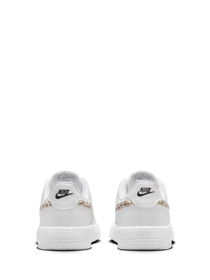 Nike White Junior Air Force 1 Low Lace Trainers image 3