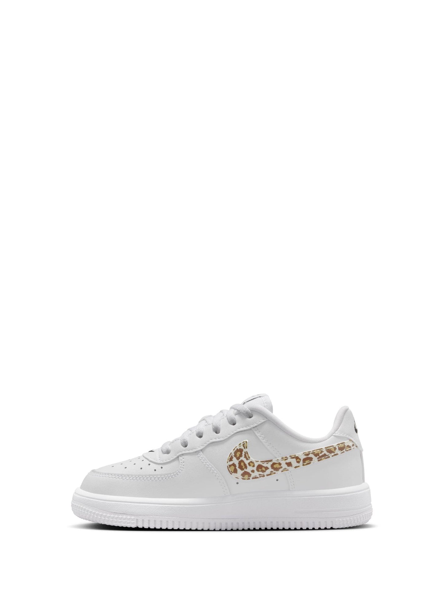 Nike White Junior Air Force 1 Low Lace Trainers image 5