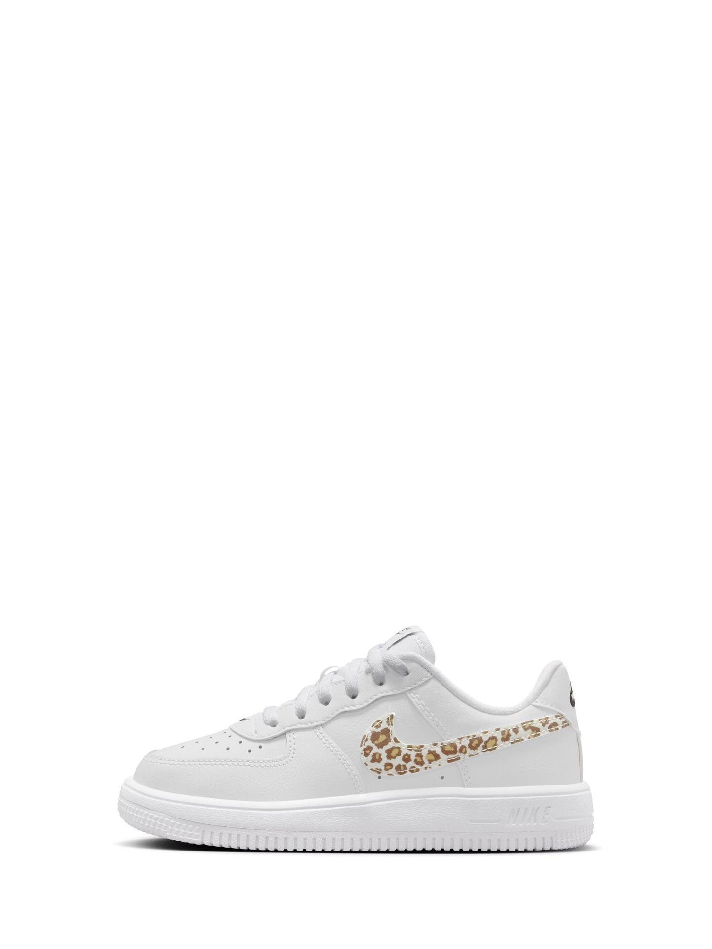 Nike White Junior Air Force 1 Low Lace Trainers image 6