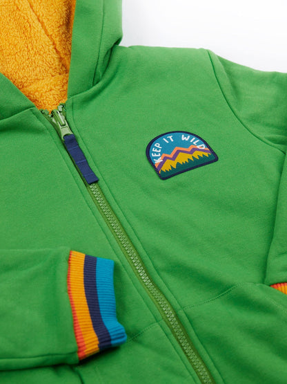 Dsiney Kidz - Frugi Yellow Helston Reversible Hoodie image 3