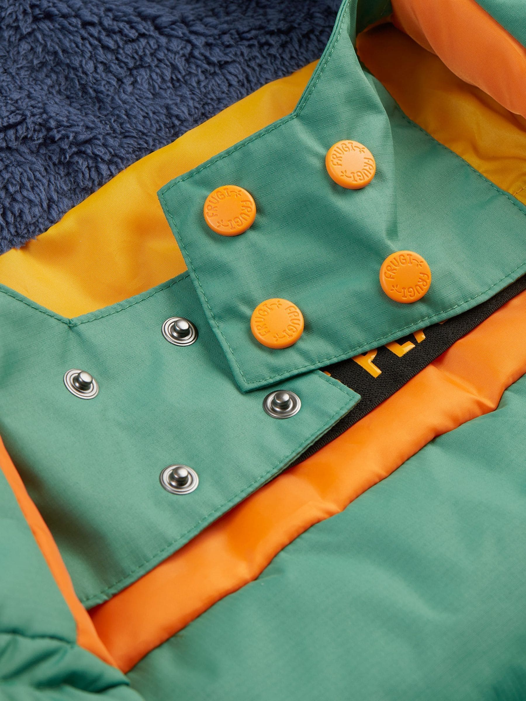 Dsiney Kidz - Frugi Green Snow And Ski Scene Coat image 5
