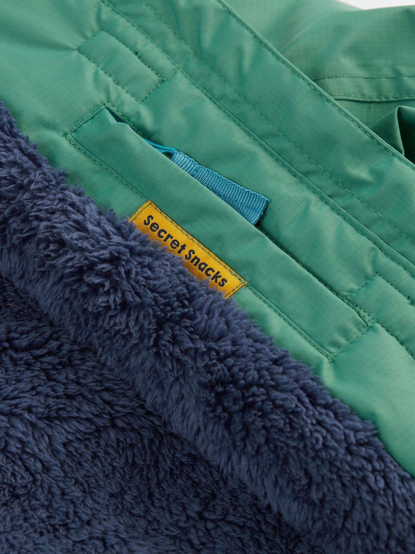 Dsiney Kidz - Frugi Green Snow And Ski Scene Coat image 6
