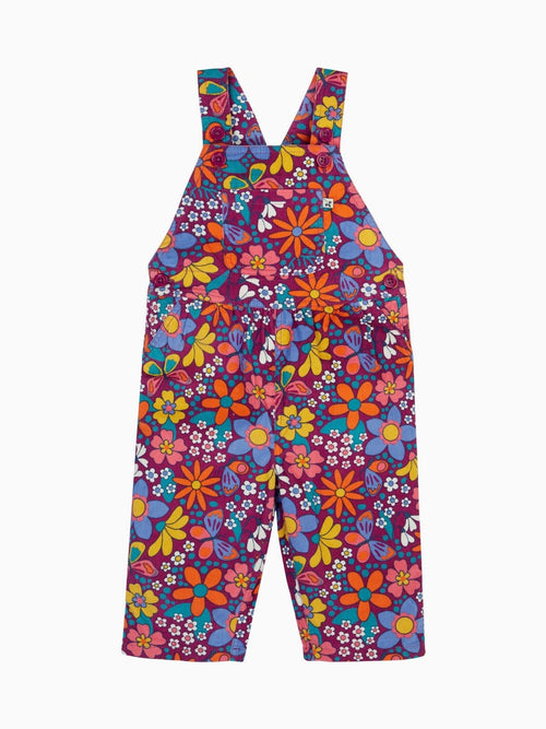 Frugi Purple Elspeth Printed Dungaree image 1
