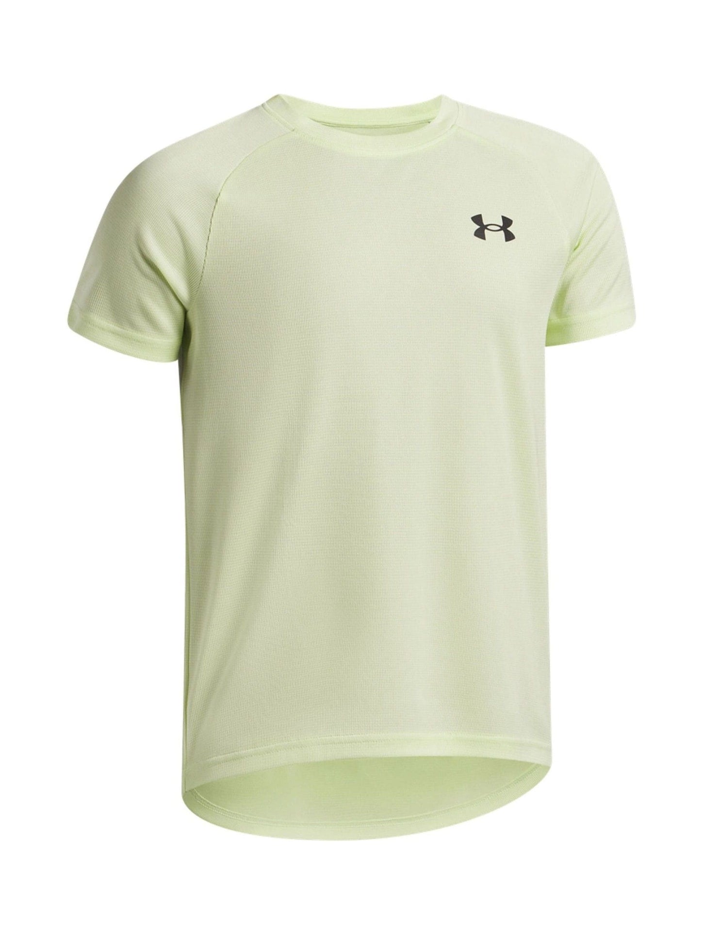 Dsiney Kidz - Under Armour Green Tech Textured Short Sleeve 100% Cotton T-Shirt image 1