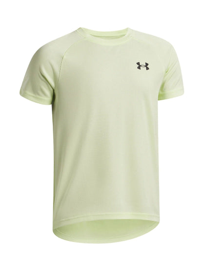 Dsiney Kidz - Under Armour Green Tech Textured Short Sleeve 100% Cotton T-Shirt image 1