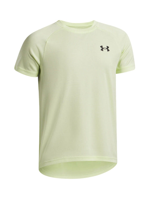 Dsiney Kidz - Under Armour Green Tech Textured Short Sleeve 100% Cotton T-Shirt image 1